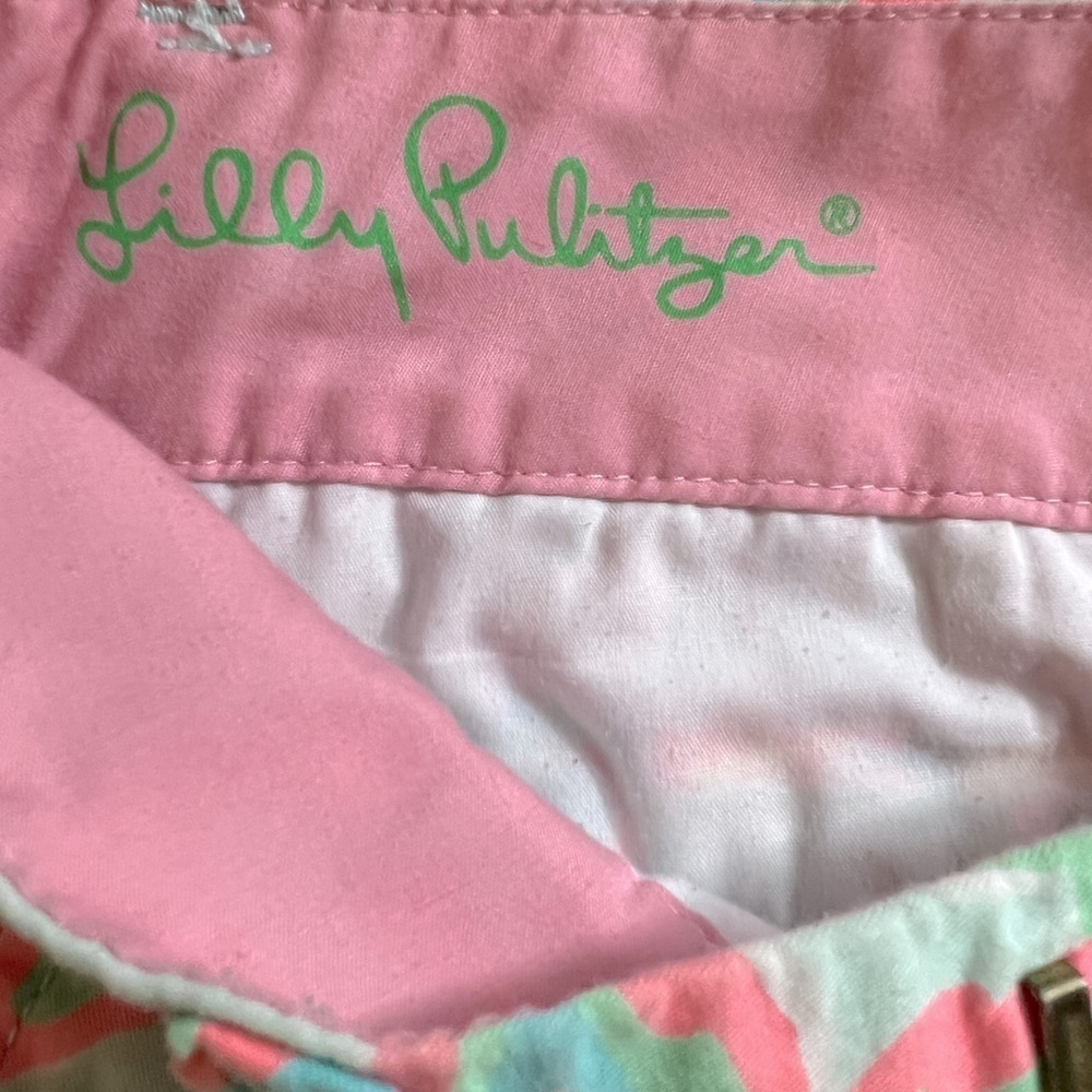 Lilly Pulitzer | Coastal Ocean Beachy Summer Coconut Girl Barclay Shorts - Picture 5 of 8